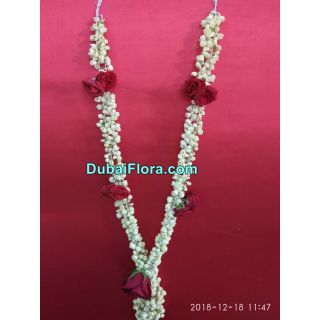 Jasmine Garland with Roses