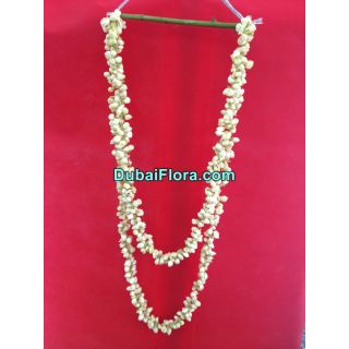 إكليل ياسمين طازج (Haar / Mala) – عقد زهور تقليدي