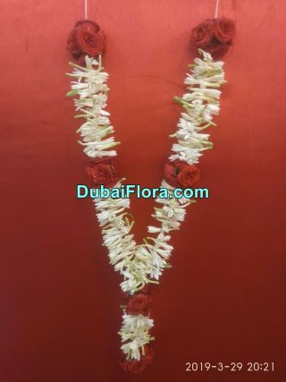 Tuberose and Rose Garland