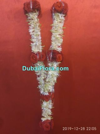 Tuberose and Roses Garland